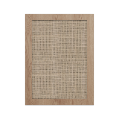 CANE & OAK RADIO WEAVE