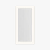 WHITE FLUTED DOOR FOR METOD
