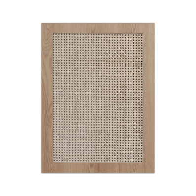 CANE & OAK OPEN WEAVE