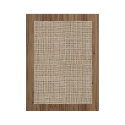 CANE + WALNUT RADIO WEAVE