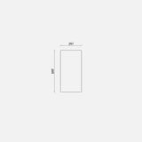 WHITE FLUTED DOOR FOR METOD