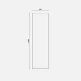 IVORY FRAMED OAK DOOR FOR METOD