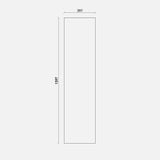 IVORY FRAMED OAK DOOR FOR METOD