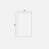 IVORY FRAMED DOOR FOR METOD