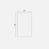 IVORY FRAMED OAK DOOR FOR METOD