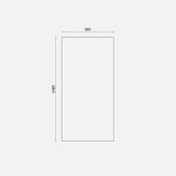 IVORY FRAMED OAK DOOR FOR METOD