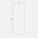 IVORY FRAMED OAK DOOR FOR METOD