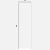 IVORY FRAMED OAK DOOR FOR METOD