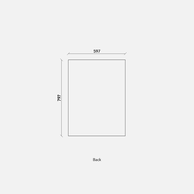 WHITE BASIC COVER PANEL FOR METOD