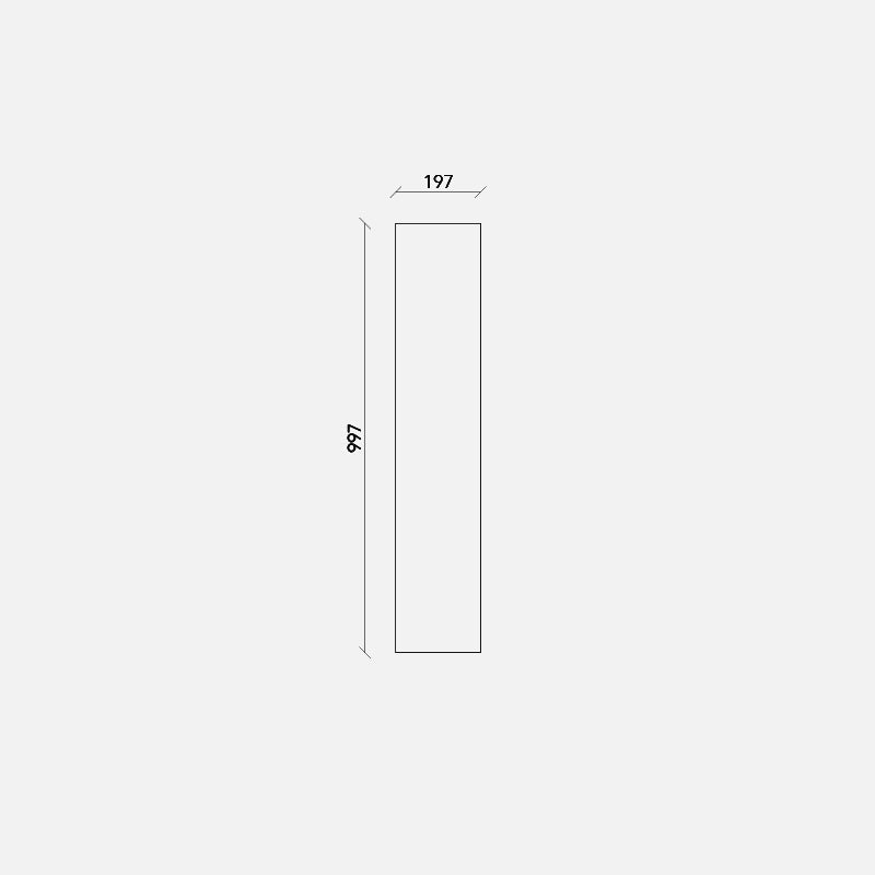 LATTE BASIC DOOR FOR METOD