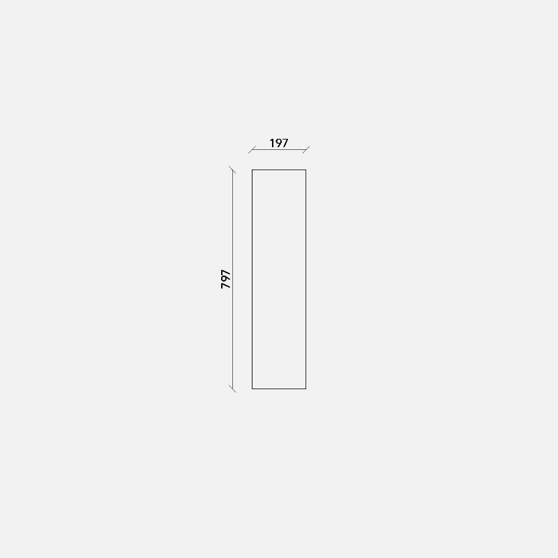 GREY BASIC DOOR FOR METOD