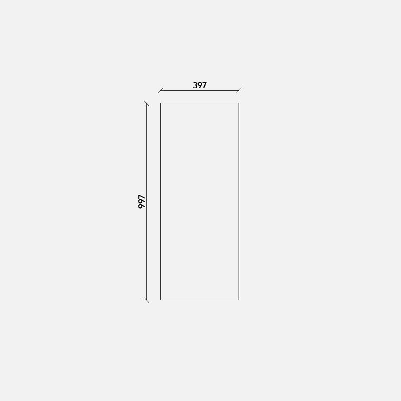 BLACK BASIC DOOR FOR METOD